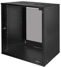 LogiLink Coffret mural 19" ECO, 4 U, assemblé, noir