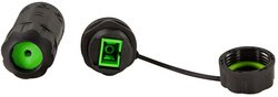 LogiLink Coupleur fibre optique avec bouchon de protection/
