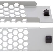 LogiLink Panneau d'aération 19", sans outil, 1 U, gris clair