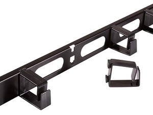 LogiLink Panneau passe-câbles 19", 1 U, avec 4 boucles