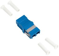 LogiLink LWL Kupplung-Set, 2x LC Duplex, ohne Flansch, blau