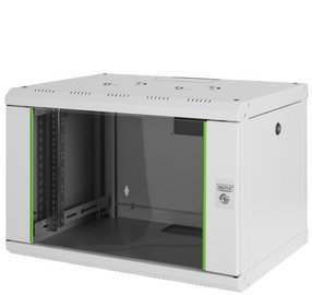 DIGITUS Coffret mural 19" Unique Line, 9 U, gris clair
