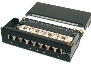 DIGITUS panneau de brassage bureau cat.6, Classe E, blindé,