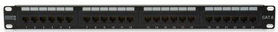 DIGITUS Panneau de brassage 19" Cat.6, classe E, 24 x RJ45