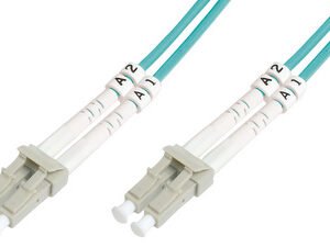 DIGITUS Câble patch à fibres optiques, OM3, fiche LC - fiche