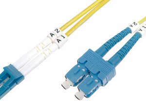 DIGITUS Câble patch à fibres optiques, LC-Duplex - SC-Duplex