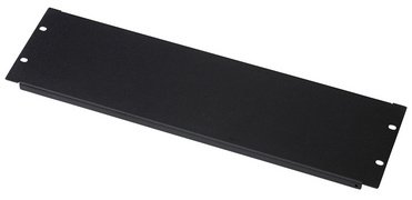 DIGITUS plaque de recouvrement 19", 1 U, (RAL 9005), noir