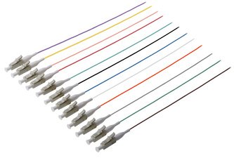 DIGITUS kit de fibres optiques pigtail, LC Simplex, OM3, 2m