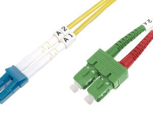 DIGITUS Câble patch à fibres optiques, LC-Duplex - SC-Duplex