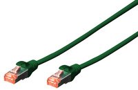 DIGITUS Câble de brassage, Cat. 6, S/FTP, 2,0 m, vert