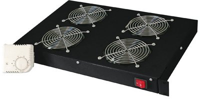 DIGITUS Unité de ventilation 19", 1U, 4x ventilateurs 120mm