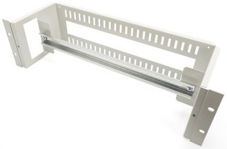 DIGITUS Support de rail DIN 19", avec rail DIN, 3 U