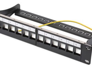 DIGITUS Panneau de brassage 10" pour modules Keystone,