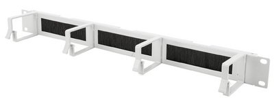DIGITUS Panneau guide-câble 19", 4 étriers guide-câble