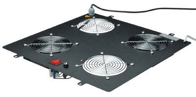 DIGITUS Unité de ventilation de toit,4 ventilateurs,gris clr