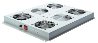 DIGITUS unité de ventilation, 6 ventilateurs,(RAL9005), noir