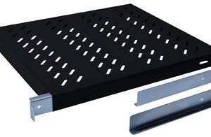 DIGITUS étagère 19", 1U, profondeur:350 mm, gris clair
