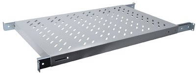 DIGITUS étagère 19", 1 U, Profondeur: 700 mm gris clair