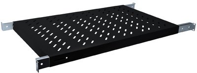 DIGITUS étagère 19", 1 U, Profondeur: 700 mm gris clair