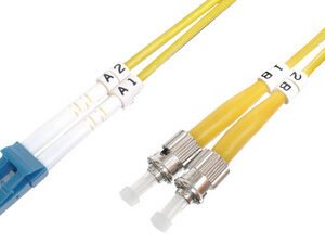 DIGITUS Câble Patch à fibres optiques, LC-Duplex - 2 x ST