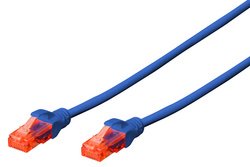 DIGITUS Câble de brassage, Cat. 6, U/UTP, 3,0 m, gris