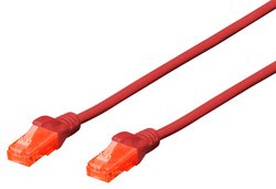 DIGITUS Câble de brassage, Cat. 6, U/UTP, 5,0 m, blanc