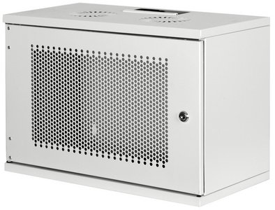 DIGITUS Coffret mural 19" SOHO, non monté, 7U, gris clair
