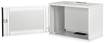DIGITUS Coffret mural 19" SOHO, non monté, 7U, gris clair