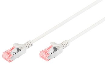 DIGITUS Câble de brassage Slim, Cat.6, U/UTP, 3,0 m, gris