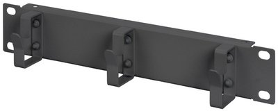 DIGITUS Panneau de gestion de câbles 10", 1U, 3 guide-câbles