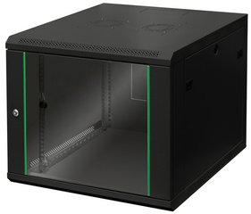 DIGITUS Boîtier mural 19" Dynamic Basic, 9 U, noir