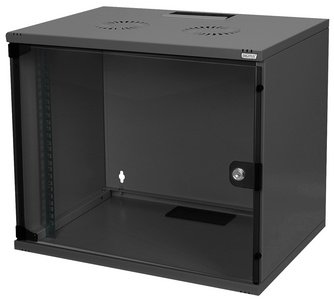 DIGITUS Coffret mural SOHO 19", non monté, 7 U, noir