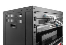 DIGITUS Monture universelle 19", avec roulettes, 21 U, noir
