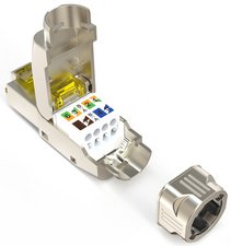 DIGITUS Connecteur cat. 6A, AWG 22-27, blindé
