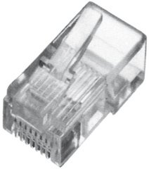 DIGITUS Connecteur RJ45 mâle pour câble rond, cat. 5e