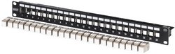 DIGITUS Panneau de brassage modulaire 19", 24 ports, garni