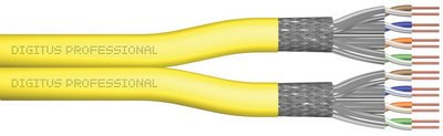 DIGITUS Câble d'installation, cat. 7A, 100 m, duplex, Dca