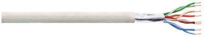 LogiLink Câble d'installation, cat.5e, F/UTP, 305 m, gris