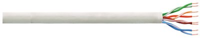 LogiLink Câble d'installation, Cat.5e, U/UTP, 100 m, gris
