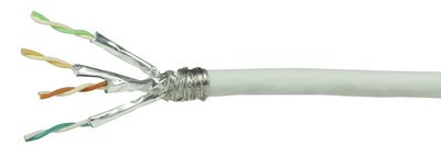 LogiLink Câble d'installation, Cat. 6, S/FTP, 305 m, blanc
