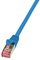 LogiLink Câble patch, Cat. 6, S/FTP, 5,0 m, bleu