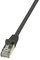 LogiLink Câble patch, Cat. 6, F/UTP, 2,0 m, noir, gaine en
