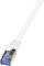 LogiLink Câble patch, Cat. 6A, S/FTP,  1,5 m, blanc