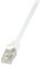 LogiLink Câble patch EconLine, Cat. 6, U/UTP, 7,5 m, blanc