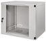 LogiLink Coffret mural 19", une pièce, 12 U, gris clair