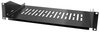 LogiLink Etagère 19", 2 U, montage fixe, (P)250 mm, noir