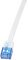 LogiLink Câble patch plat U/UTP, Cat. 6, 2,0 m, blanc