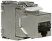LogiLink Module keystone Cat.6A, classe EA, blindé, gris