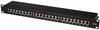 LogiLink Panneau de brassage 19" Cat.6A, 24 ports, noir, 1U