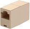LogiLink Adaptateur Modular-In-Line RJ45, couleur: beige